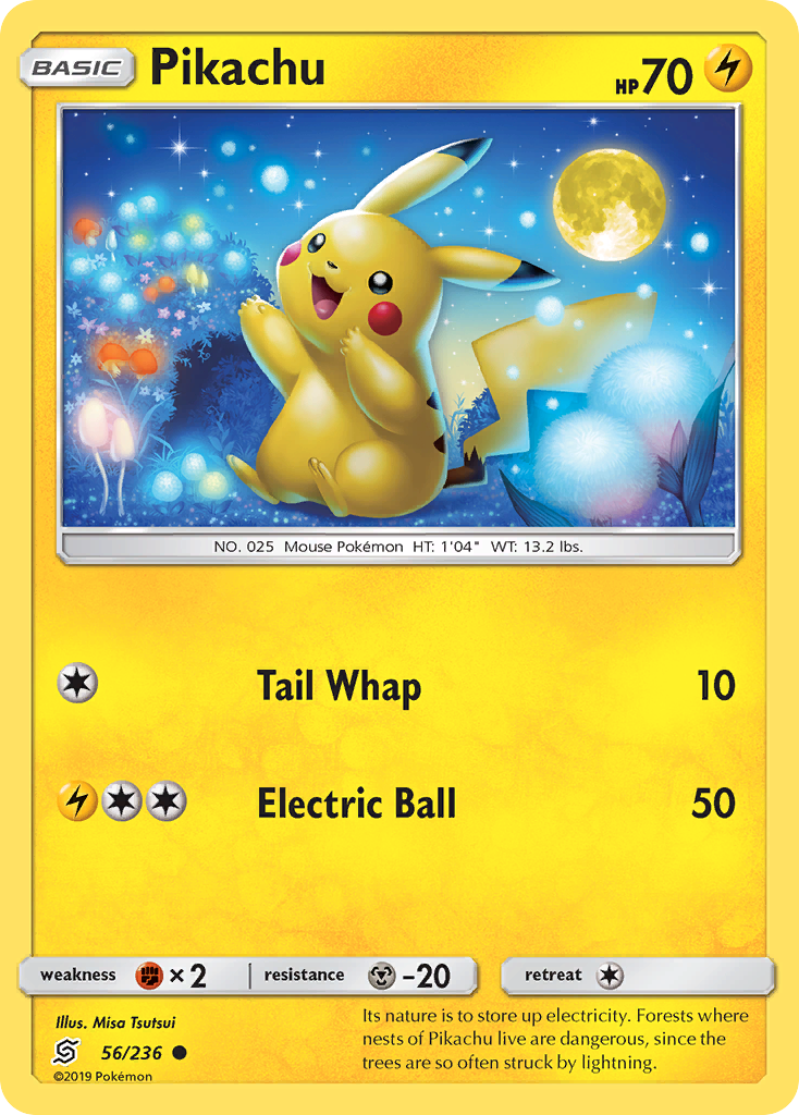 Pikachu (56/236) [Sun & Moon: Unified Minds] | Card Citadel