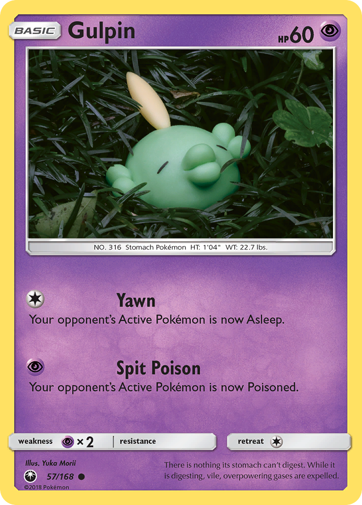 Gulpin (57/168) [Sun & Moon: Celestial Storm] | Card Citadel