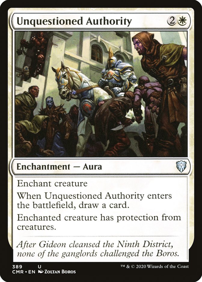 Unquestioned Authority [Commander Legends] | Card Citadel