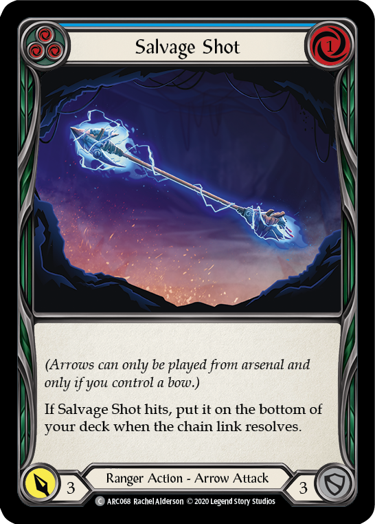 Salvage Shot (Blue) [ARC068] Unlimited Rainbow Foil | Card Citadel