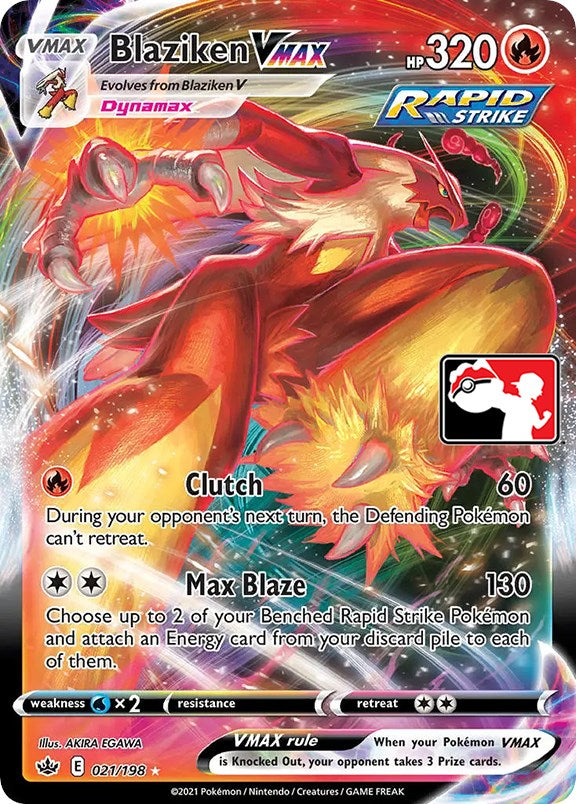 Blaziken VMAX (021/198) [Prize Pack Series One] | Card Citadel