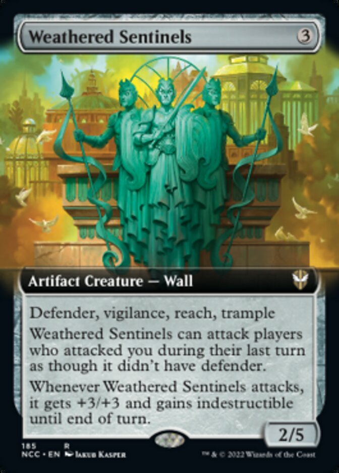 Weathered Sentinels (Extended Art) [Streets of New Capenna Commander] | Card Citadel