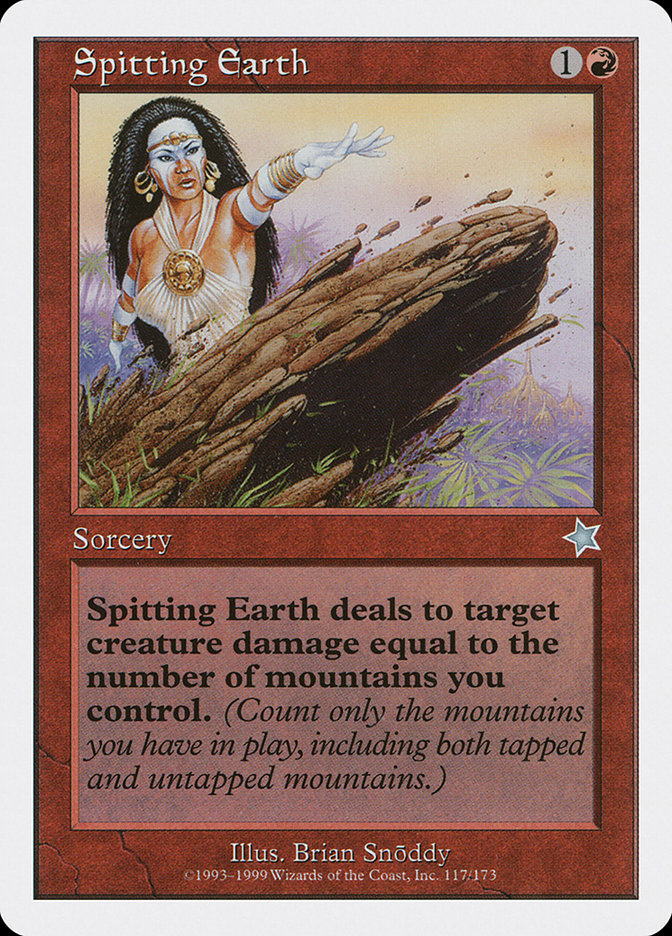 Spitting Earth [Starter 1999] | Card Citadel