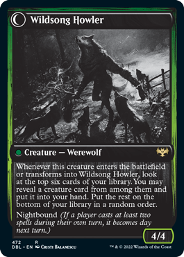 Howlpack Piper // Wildsong Howler [Innistrad: Double Feature] | Card Citadel