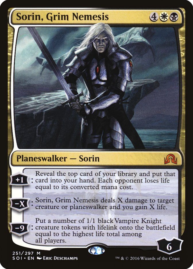 Sorin, Grim Nemesis [Shadows over Innistrad] | Card Citadel