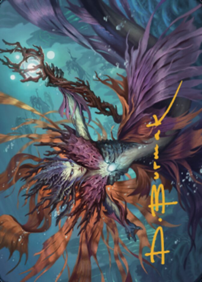 Vodalian Hexcatcher Art Card (Gold-Stamped Signature) [Dominaria United Art Series] | Card Citadel
