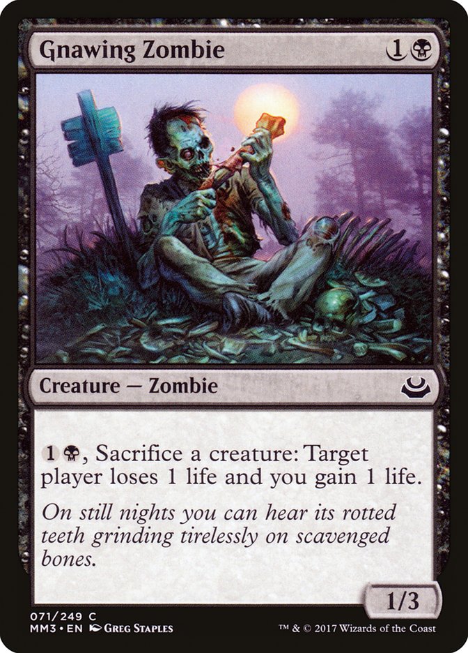 Gnawing Zombie [Modern Masters 2017] | Card Citadel