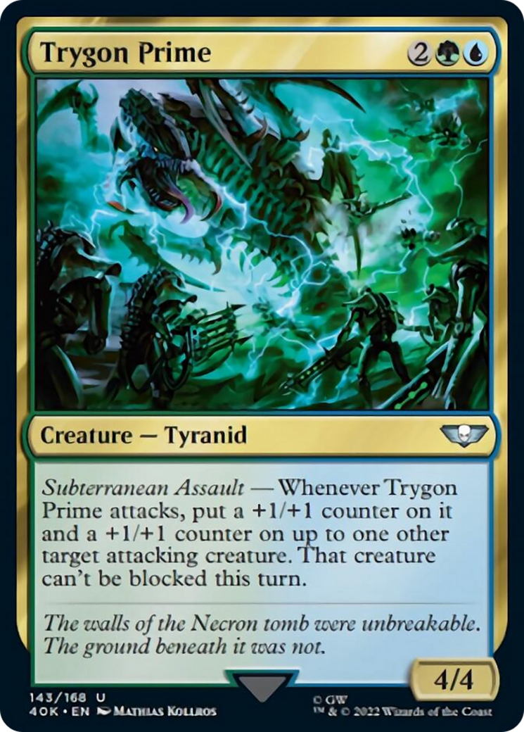 Trygon Prime (Surge Foil) [Universes Beyond: Warhammer 40,000] | Card Citadel