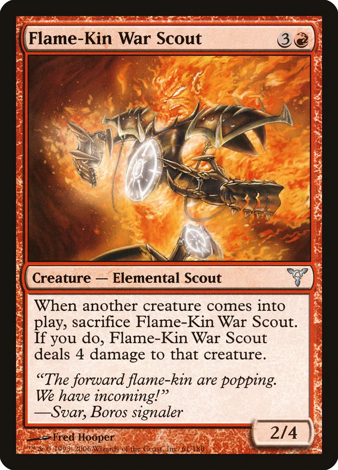 Flame-Kin War Scout [Dissension] | Card Citadel