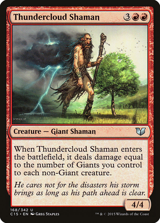 Thundercloud Shaman [Commander 2015] | Card Citadel