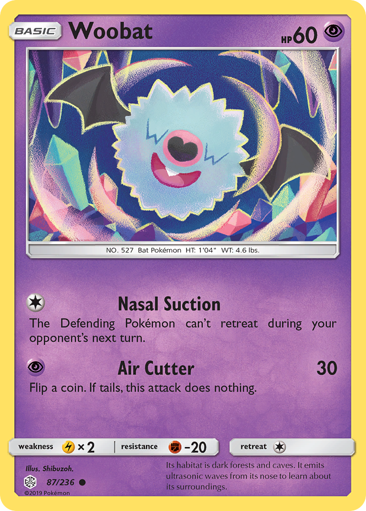 Woobat (87/236) [Sun & Moon: Cosmic Eclipse] | Card Citadel