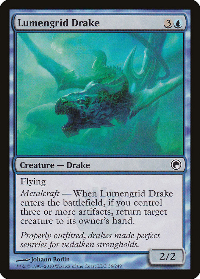 Lumengrid Drake [Scars of Mirrodin] | Card Citadel