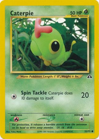 Caterpie (53/75) [Neo Discovery Unlimited] | Card Citadel
