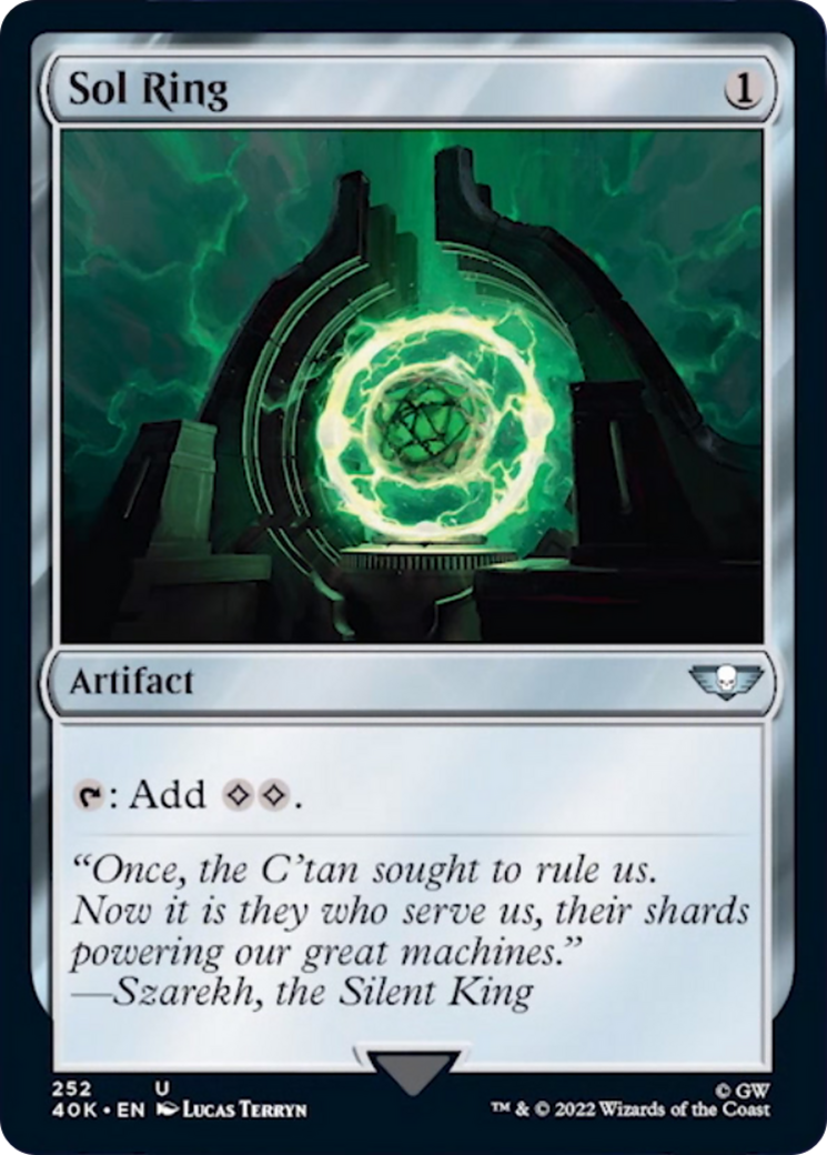 Sol Ring (252) (Surge Foil) [Universes Beyond: Warhammer 40,000] | Card Citadel