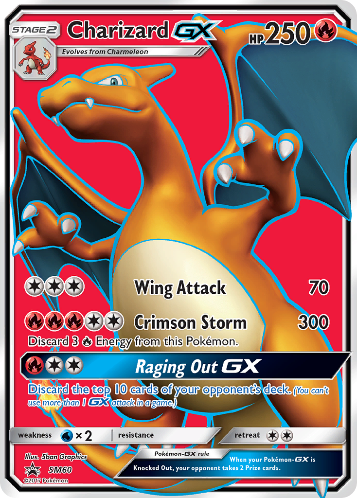 Charizard GX (SM60) [Sun & Moon: Black Star Promos] | Card Citadel