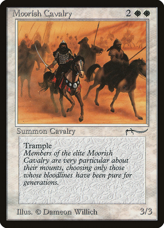 Moorish Cavalry (Light Mana Cost) [Arabian Nights] | Card Citadel