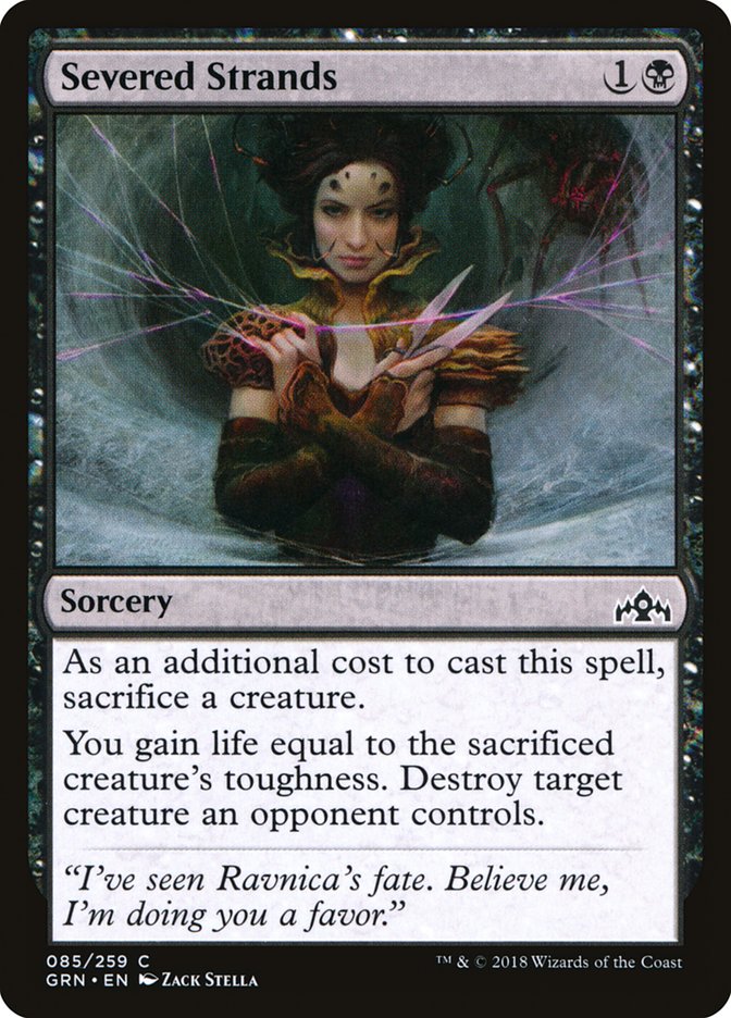 Severed Strands [Guilds of Ravnica] | Card Citadel