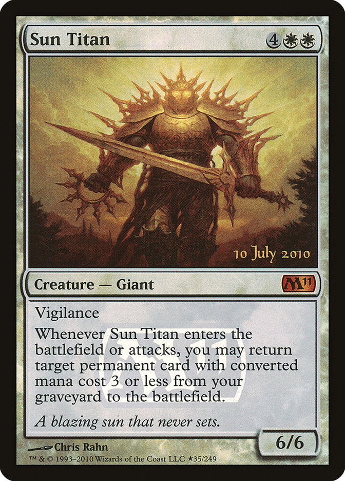 Sun Titan [Magic 2011 Promos] | Card Citadel