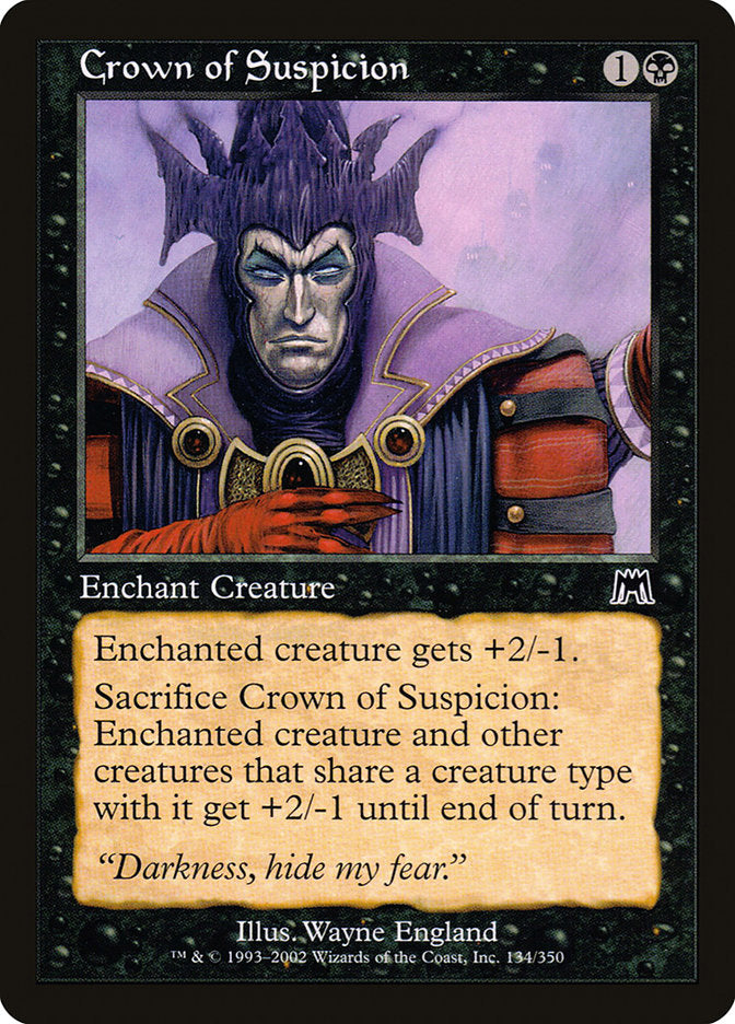 Crown of Suspicion [Onslaught] | Card Citadel