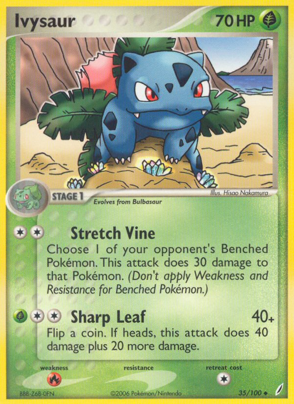 Ivysaur (35/100) [EX: Crystal Guardians] | Card Citadel