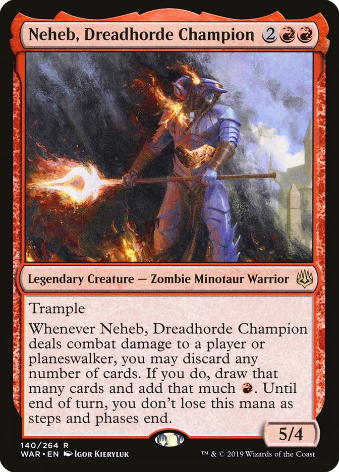 Neheb, Dreadhorde Champion [War of the Spark] | Card Citadel
