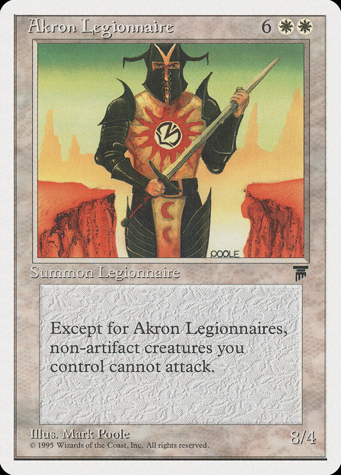 Akron Legionnaire [Chronicles] | Card Citadel