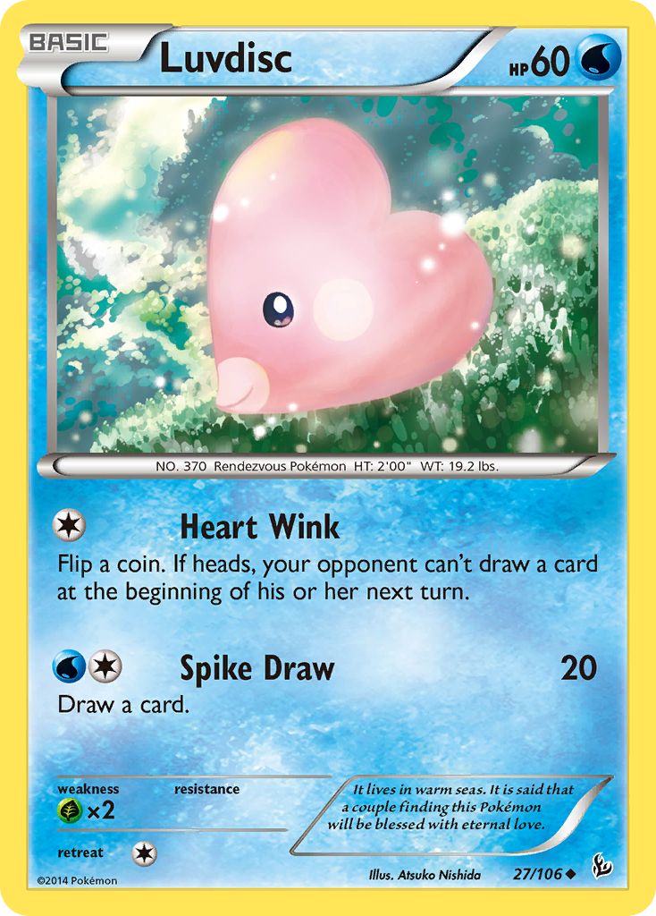 Luvdisc (27/106) [XY: Flashfire] | Card Citadel