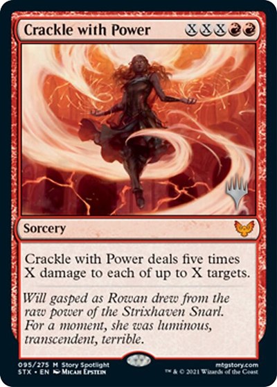 Crackle with Power (Promo Pack) [Strixhaven: School of Mages Promos] | Card Citadel