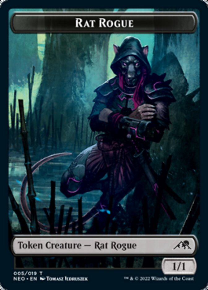 Rat Rogue Token [Kamigawa: Neon Dynasty Tokens] | Card Citadel