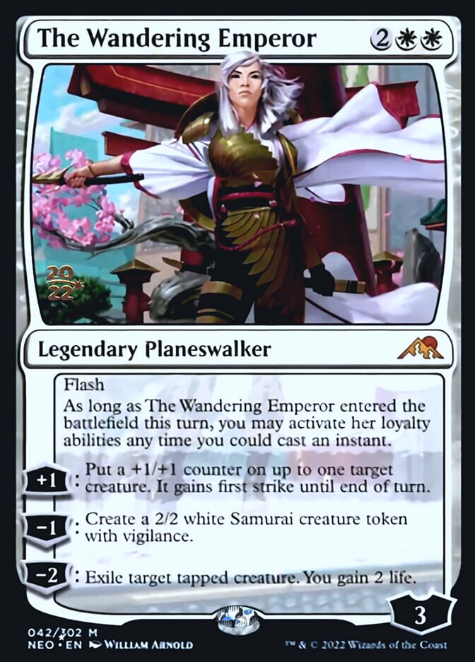 The Wandering Emperor [Kamigawa: Neon Dynasty Prerelease Promos] | Card Citadel