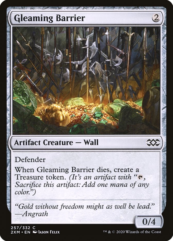 Gleaming Barrier [Double Masters] | Card Citadel