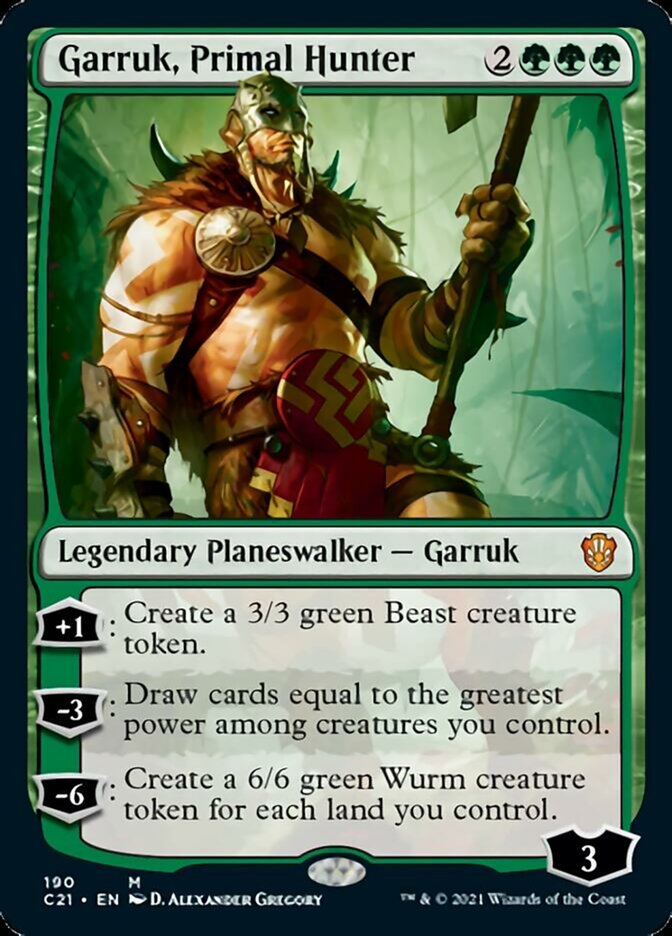 Garruk, Primal Hunter [Commander 2021] | Card Citadel