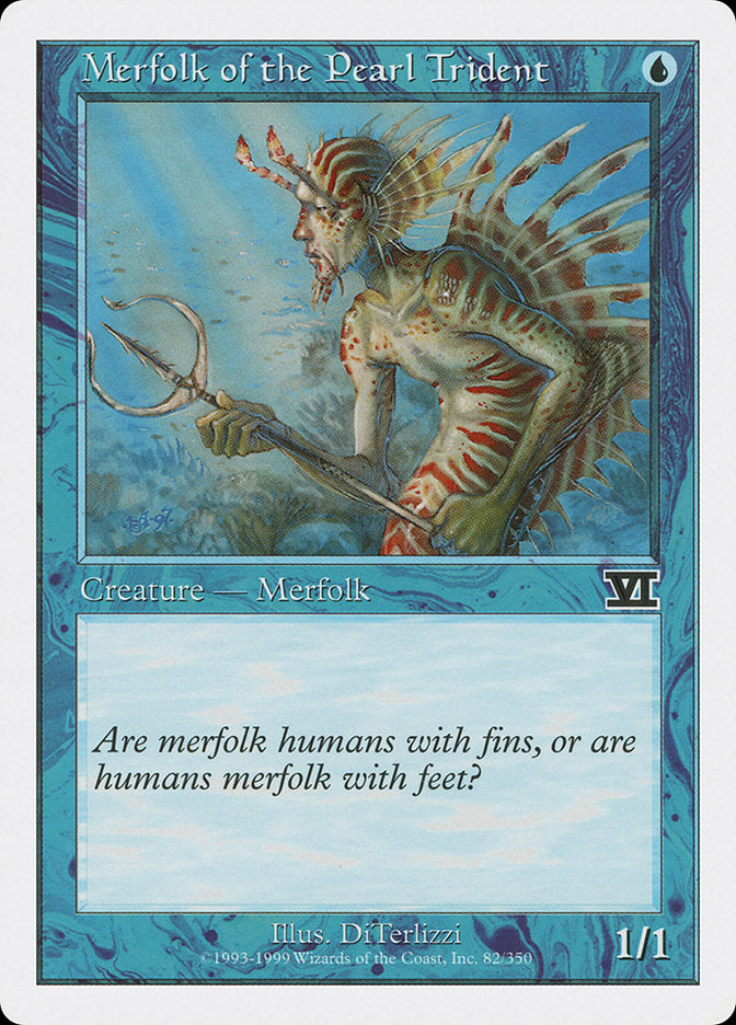 Merfolk of the Pearl Trident [Classic Sixth Edition] | Card Citadel