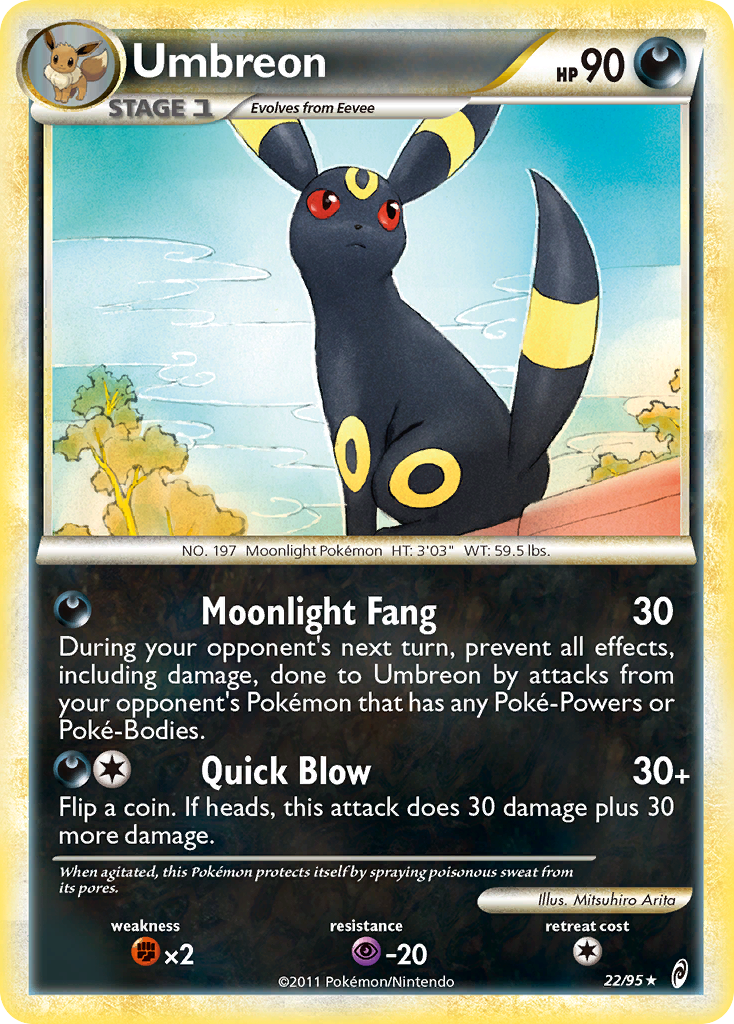 Umbreon (22/95) [HeartGold & SoulSilver: Call of Legends] | Card Citadel