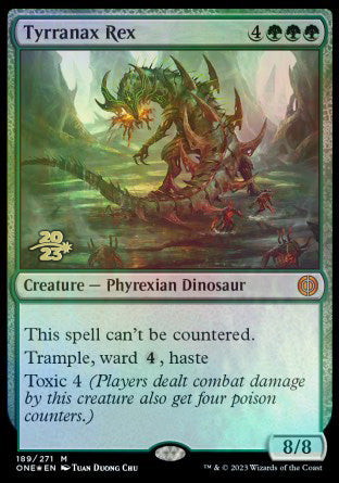 Tyrranax Rex [Phyrexia: All Will Be One Prerelease Promos] | Card Citadel