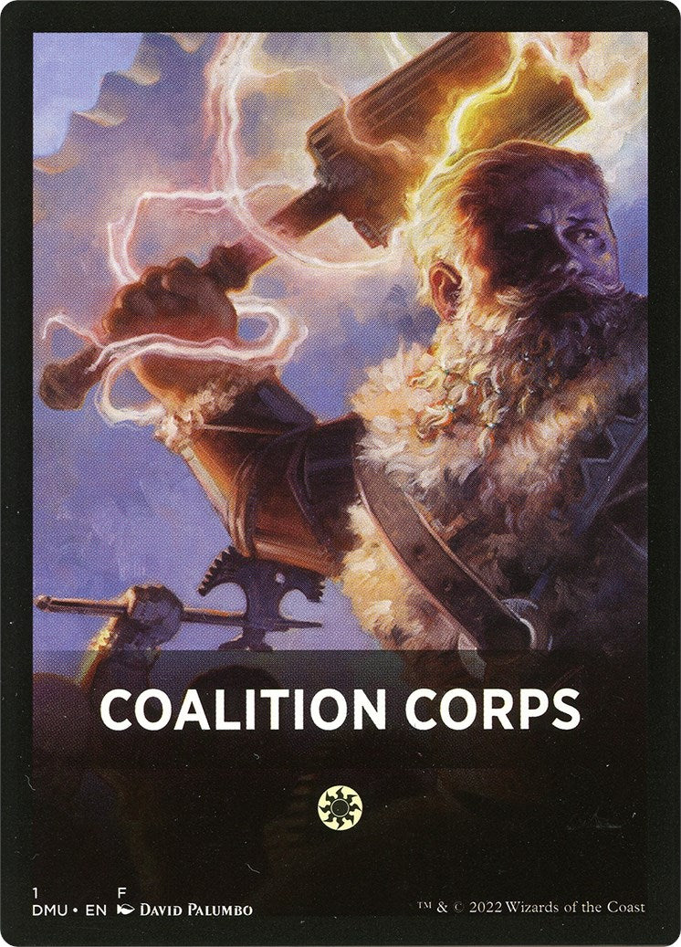 Coalition Corps Theme Card [Dominaria United Tokens] | Card Citadel