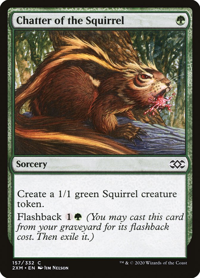 Chatter of the Squirrel [Double Masters] | Card Citadel