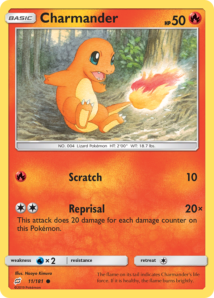 Charmander (11/181) [Sun & Moon: Team Up] | Card Citadel