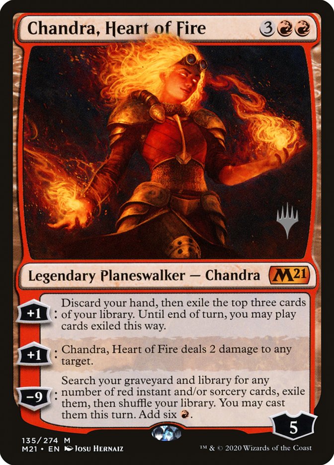 Chandra, Heart of Fire (Promo Pack) [Core Set 2021 Promos] | Card Citadel