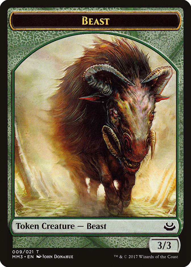 Beast (009/021) [Modern Masters 2017 Tokens] | Card Citadel