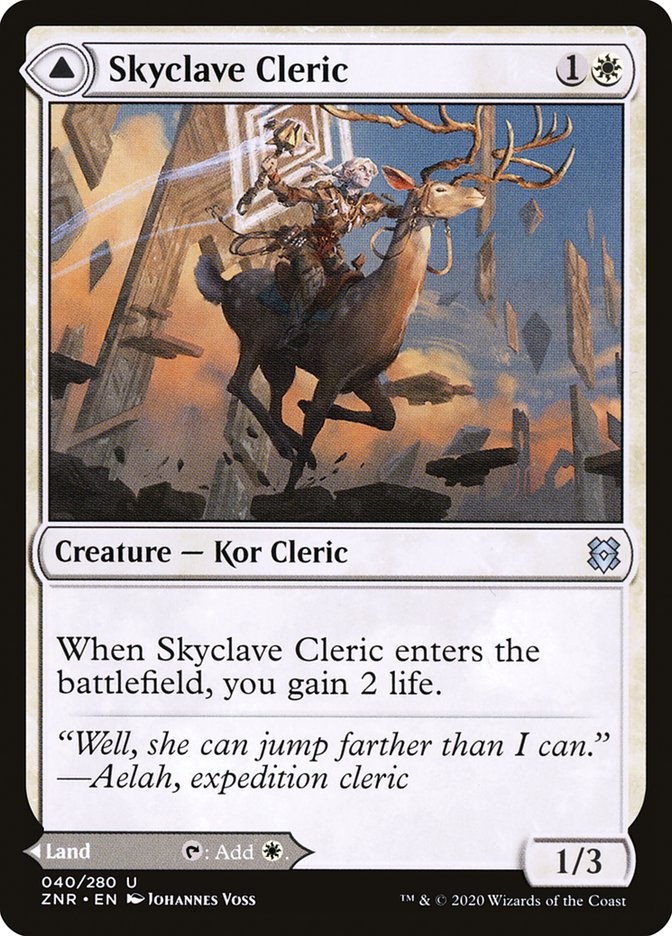 Skyclave Cleric // Skyclave Basilica [Zendikar Rising] | Card Citadel