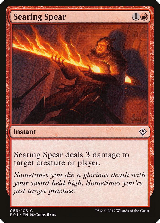 Searing Spear [Archenemy: Nicol Bolas] | Card Citadel