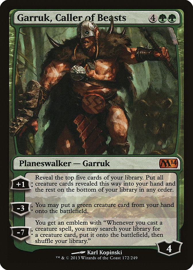 Garruk, Caller of Beasts [Magic 2014] | Card Citadel