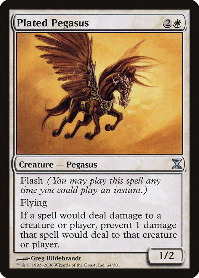 Plated Pegasus [Time Spiral] | Card Citadel