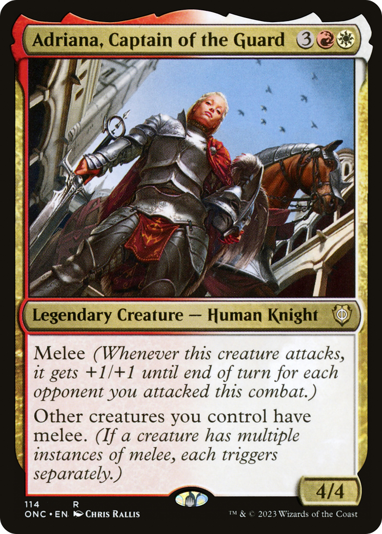 Adriana, Captain of the Guard [Phyrexia: All Will Be One Commander] | Card Citadel