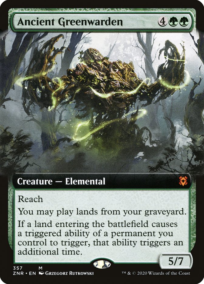 Ancient Greenwarden (Extended Art) [Zendikar Rising] | Card Citadel