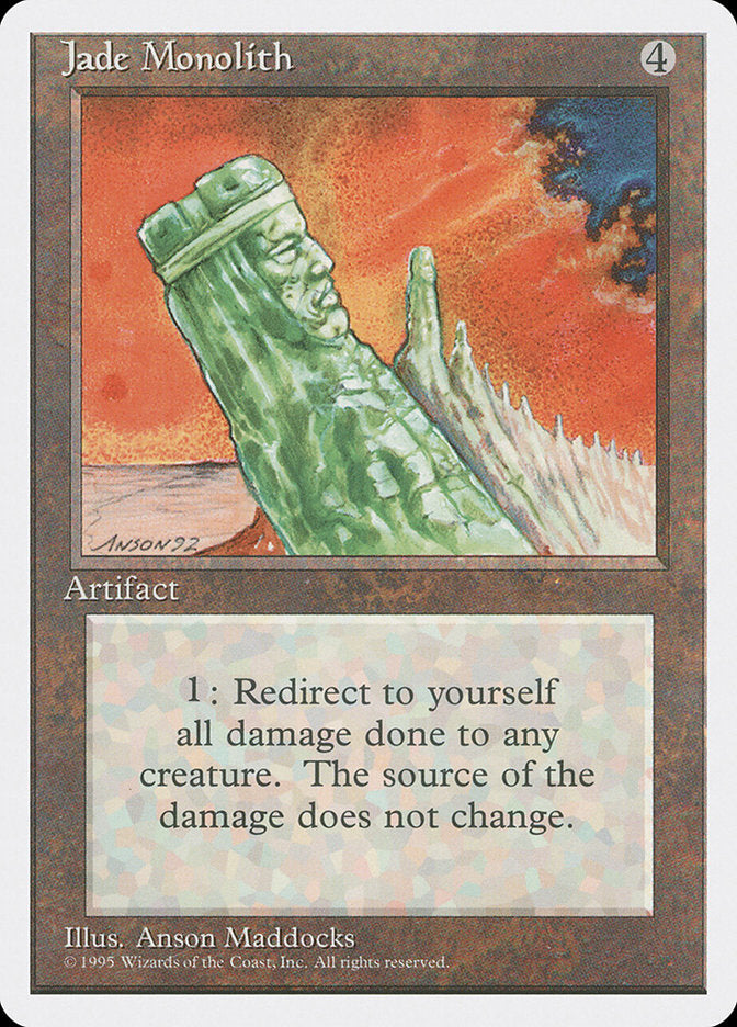 Jade Monolith [Fourth Edition] | Card Citadel