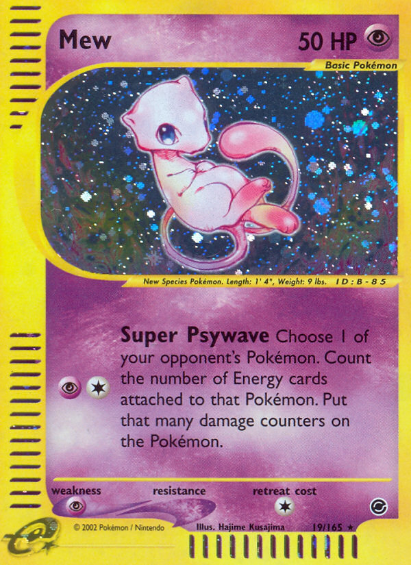 Mew (19/165) [Expedition: Base Set] | Card Citadel