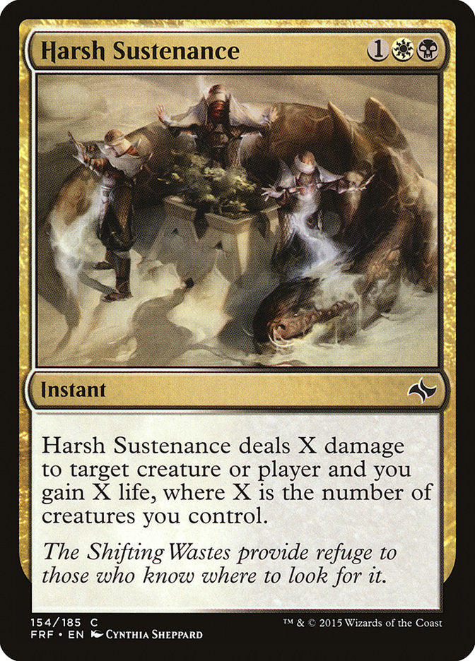 Harsh Sustenance [Fate Reforged] | Card Citadel