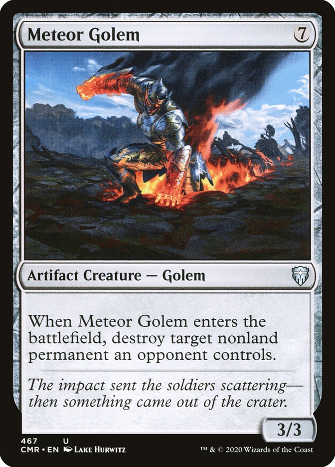 Meteor Golem (467) [Commander Legends] | Card Citadel